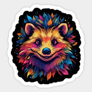 Hedgehog Smiling Sticker